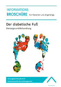WundDACH Patientenbroschüre Der diabetische Fuß